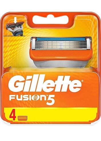 Gilette fusion 5 (4 lu) yedek parça 