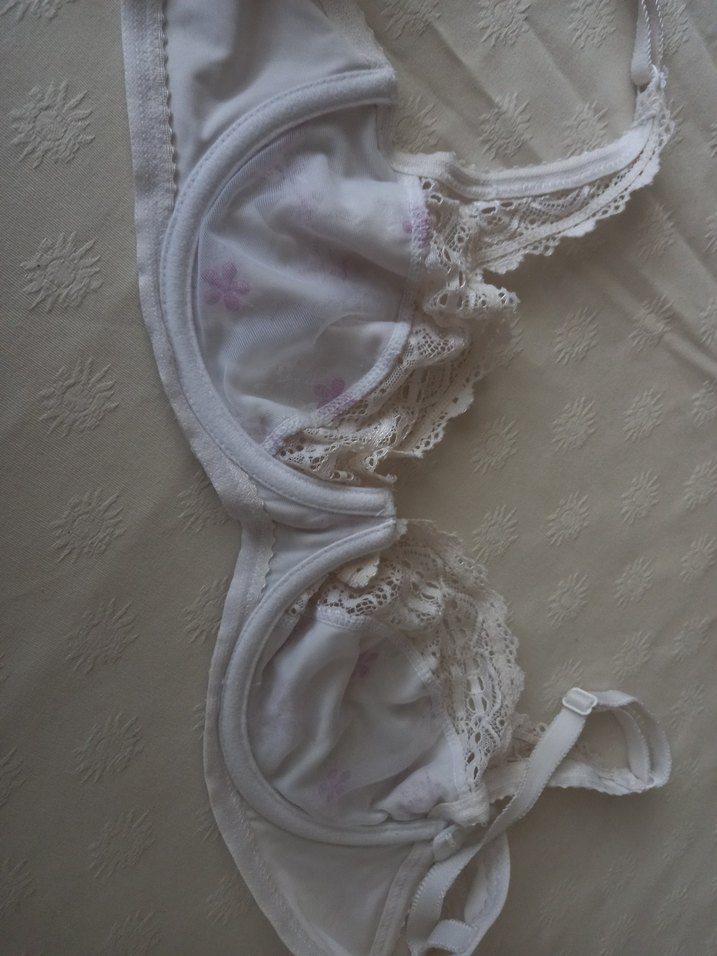 İşlemeli Beyaz Bohem Sütyen - Görsel 3