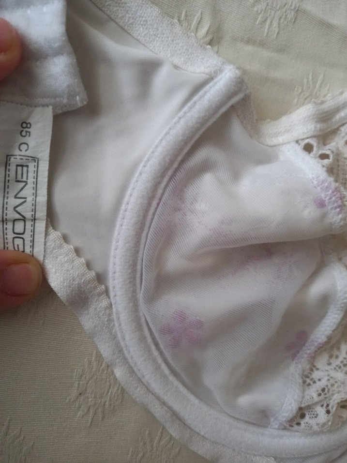 İşlemeli Beyaz Bohem Sütyen - Görsel 4