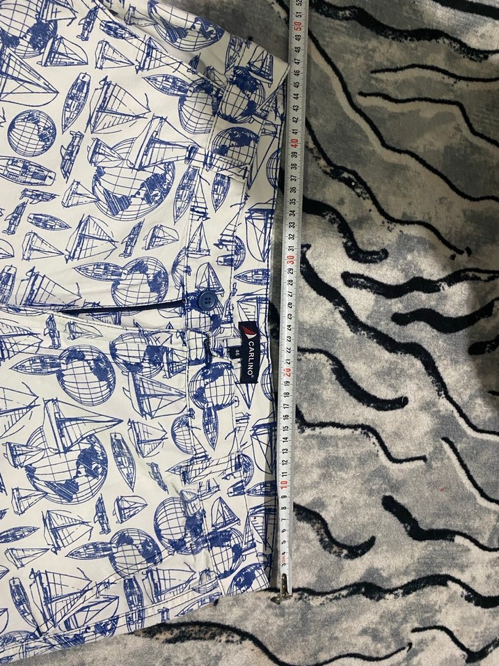 Mavi Desenli şort - Görsel 5