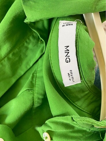 m Beden yeşil Renk Mango gömlek m beden