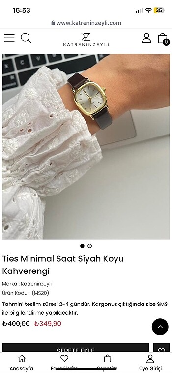 KATRENİNZEYLİ KOL SAATİ