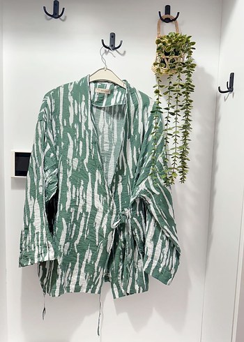l Beden yeşil Renk Kimono