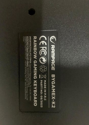 Renkli LED Işıklı Kablolu Klavye - Görsel 2