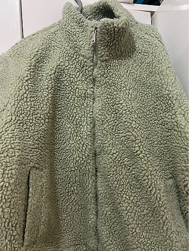 36 Beden Koton peluş mont