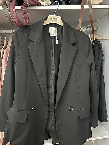 s Beden siyah Renk Bersha blazer ceket