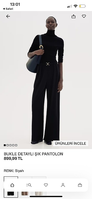 H&M siyah pantolon