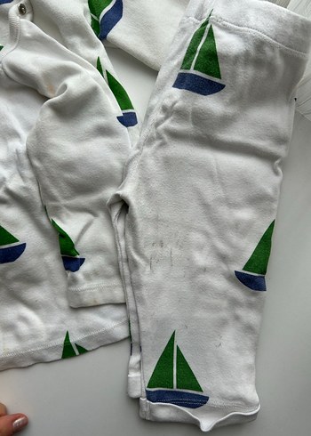 Kapüşonlu Fermuarlı Bebek Takımı - Görsel 4