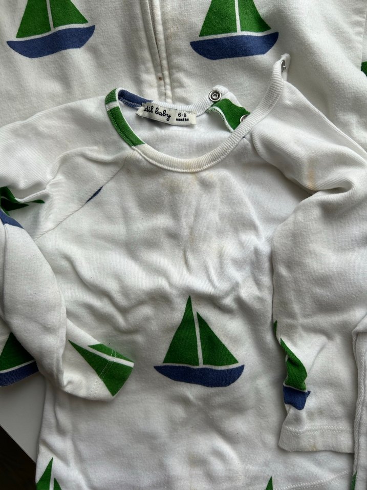 Kapüşonlu Fermuarlı Bebek Takımı - Görsel 3