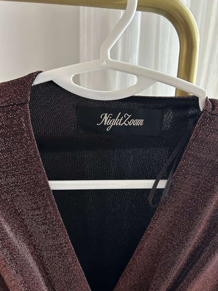 ADL Piliseli Uzun Kollu Uzun Elbise - Görsel 3