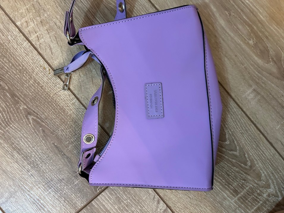 Housebags Lila Kadın Baguette Çanta - Görsel 2