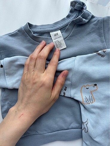 3-6 Ay Beden H&M ikili eşofman üstü