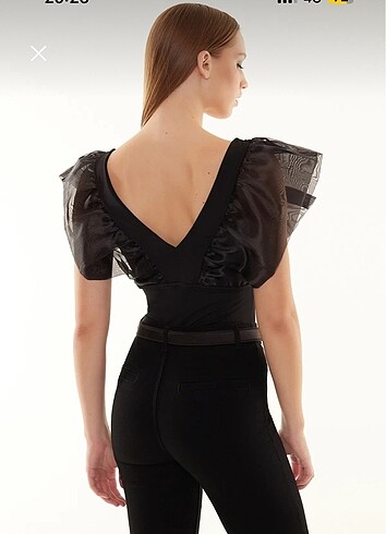 s Beden DEKOLTELİ VOLANLI ELEGANCE BODY