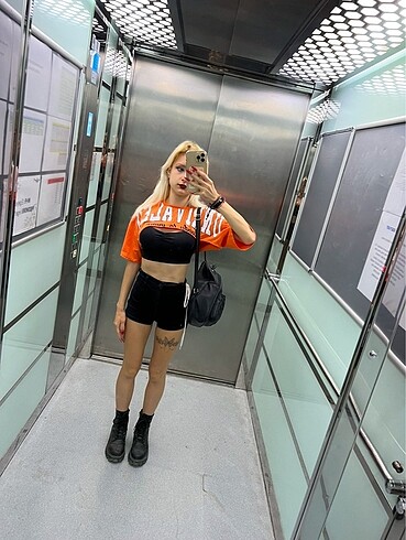 TURUNCU SPORT ULTRA MİNİ CROP