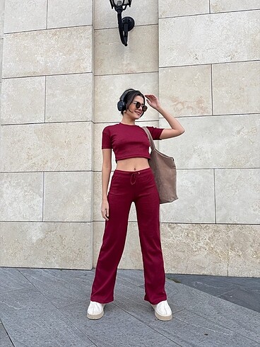 PİNTEREST TREND BORDO İKİLİ SPORT TAKIM