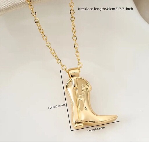 Sheinside PİNTEREST TREND GOLD ÇİZME KOLYE