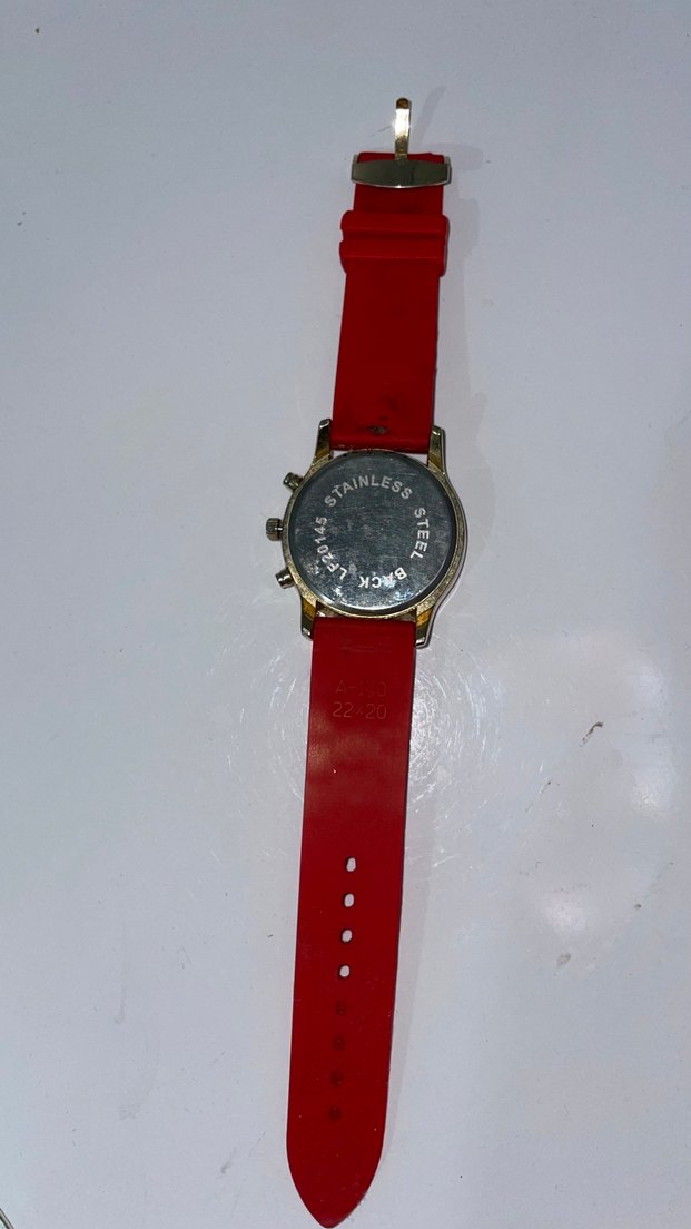 Kırmızı Kadın Kol Saati - Görsel 4