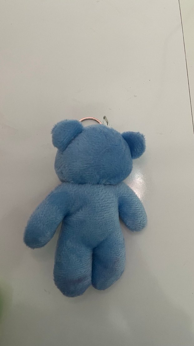 Mavi Peluş Ayıcık Anahtarlık - Görsel 2