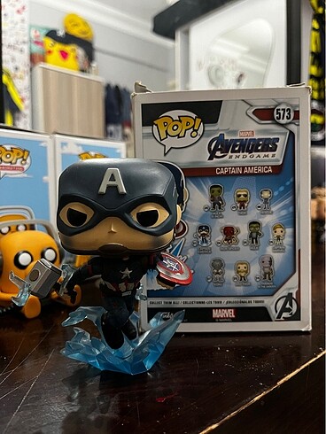  Beden Renk FUNKO POP KAPTAN AMERİKA AVENGERS