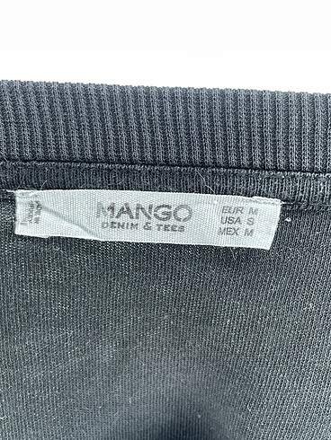 m Beden siyah Renk Mango Sweatshirt %70 İndirimli.