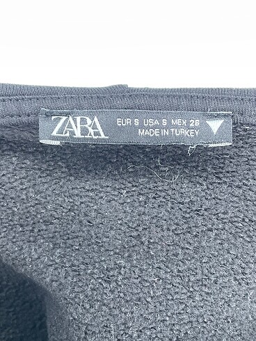 s Beden siyah Renk Zara Sweatshirt %70 İndirimli.