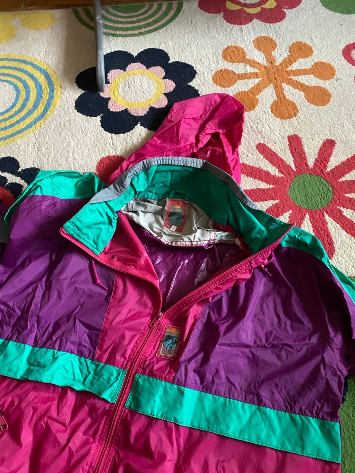 vintage yağmurluk - Görsel 4