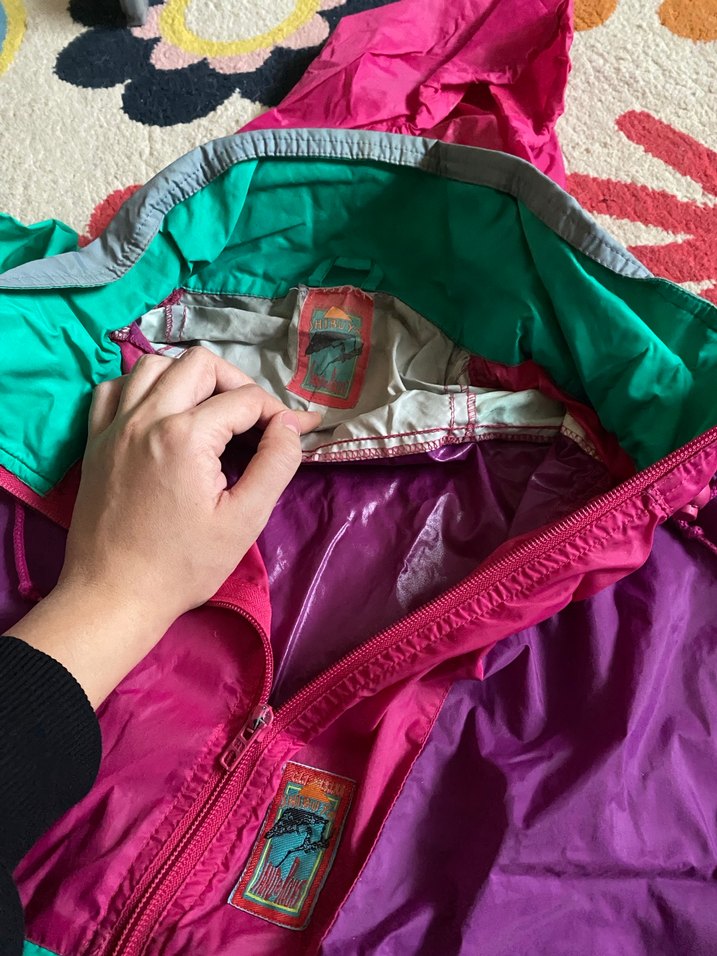 vintage yağmurluk - Görsel 3