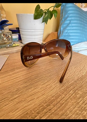 Beden kahverengi Renk d&g y2k Şeffaf Kahverengi Vintage Kadın Güneş Gözlüğü