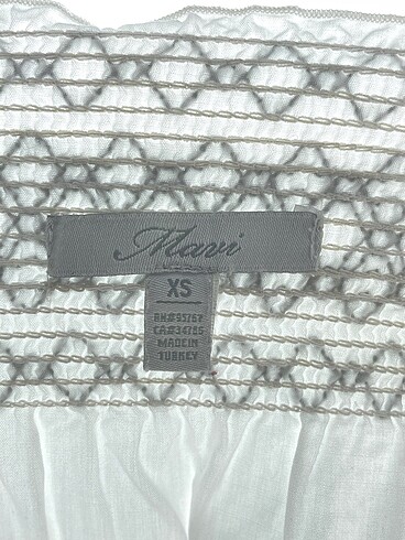 xs Beden beyaz Renk Mavi Jeans Bluz %70 İndirimli.