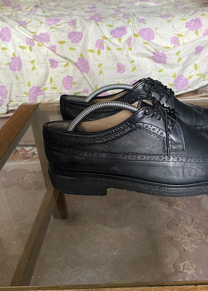 Klasik oxford hakiki deri ayakkabı - Görsel 5