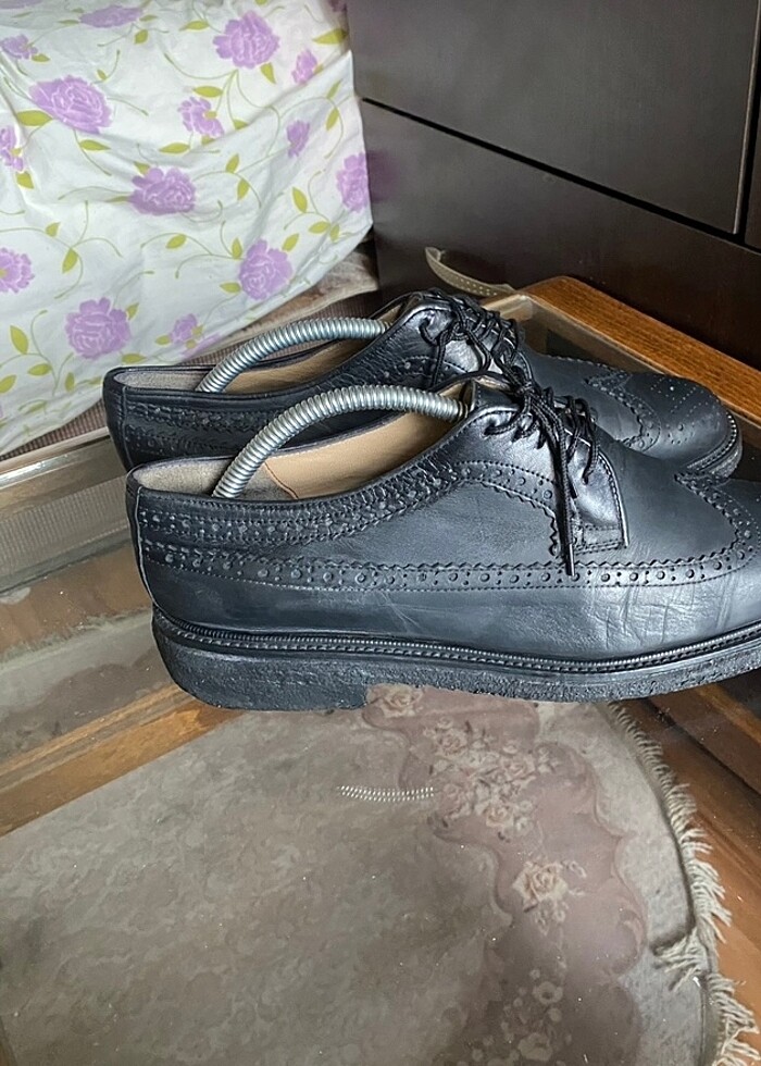 Klasik oxford hakiki deri ayakkabı - Görsel 4