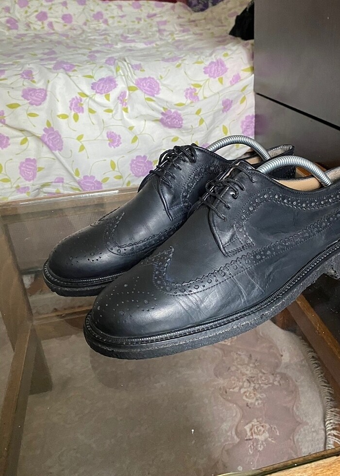 Klasik oxford hakiki deri ayakkabı - Görsel 2