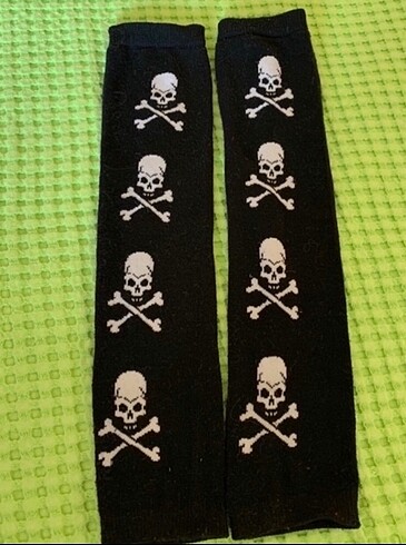 Beden siyah Renk skull y2k emo goth kurukafalı eldiven