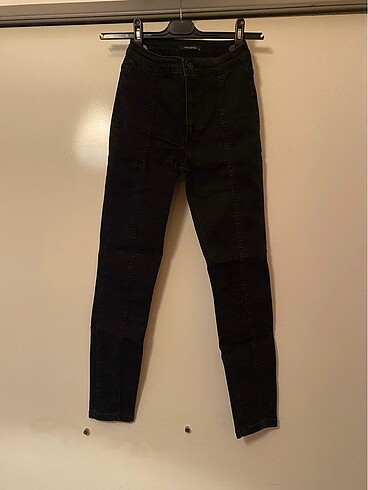 siyah yüksek bel skinny jeans