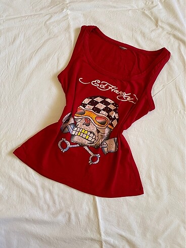 Ed hardy askılı bluz