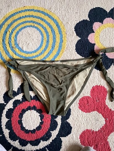 s Beden haki Renk haki ipli bikini altı