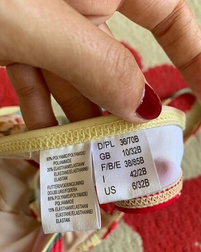 s Beden çeşitli Renk vintage y2k bikini üstü