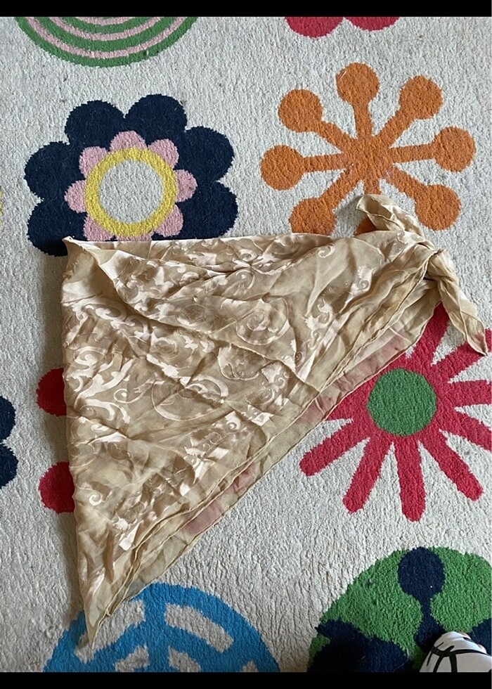 ipek karışımı bej pareo - Görsel 2