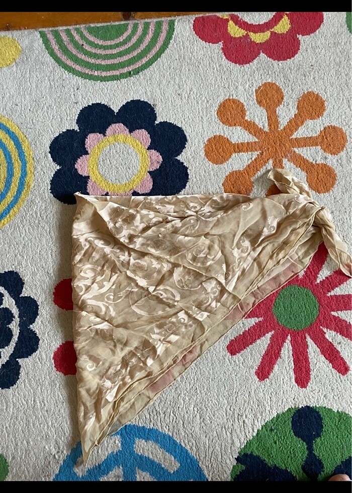 ipek karışımı bej pareo - Görsel 3