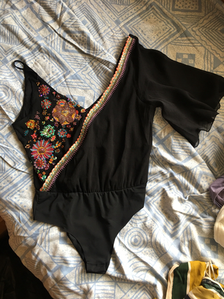 s Beden siyah Renk Zara yeni sezon body
