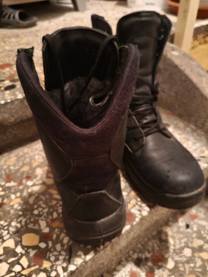 Siyah Deri Erkek Bot - Görsel 3