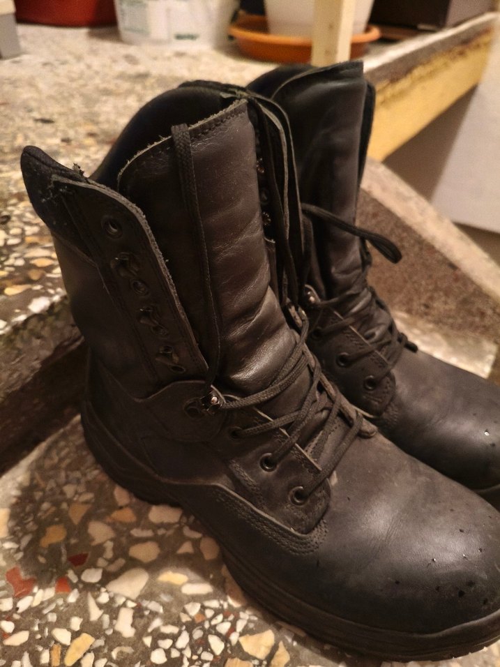 Siyah Deri Erkek Bot - Görsel 2