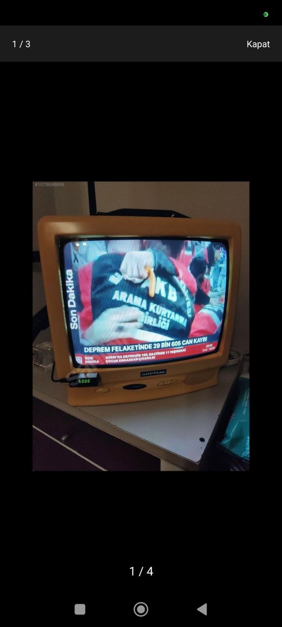 Sarı Arçelik Televizyon - Görsel 2