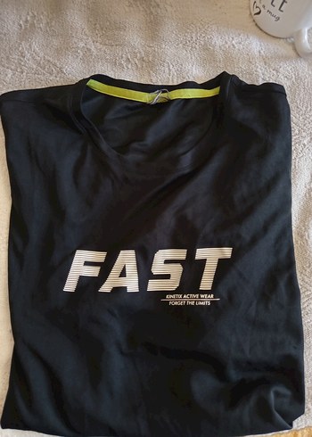 Siyah Baskılı Kısa Kollu Erkek Tişört - Görsel 2