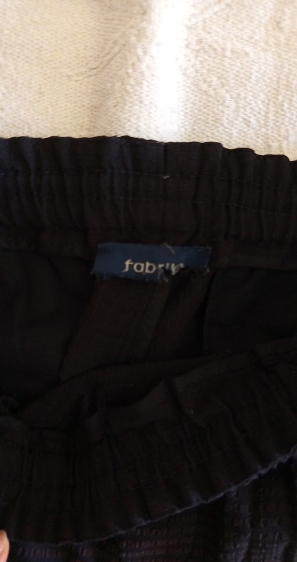 Erkek Siyah Bol Kesim Basic Pantolon - Görsel 2