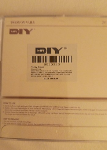 Bej Parlak Takma Tırnak Seti - Görsel 2