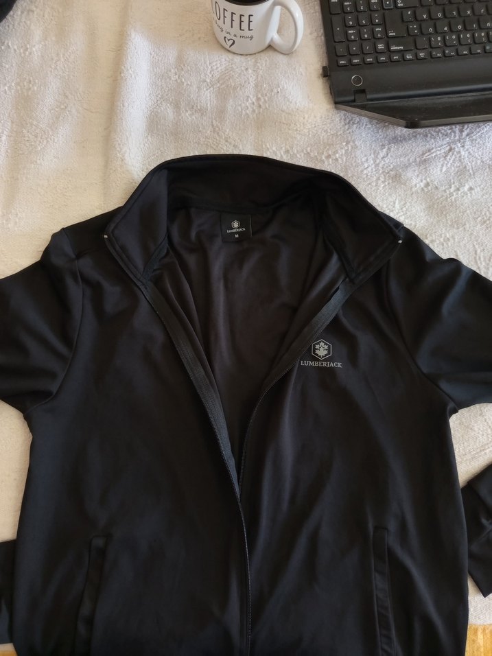 Siyah Erkek Fermuarlı Sweatshirt - Görsel 3