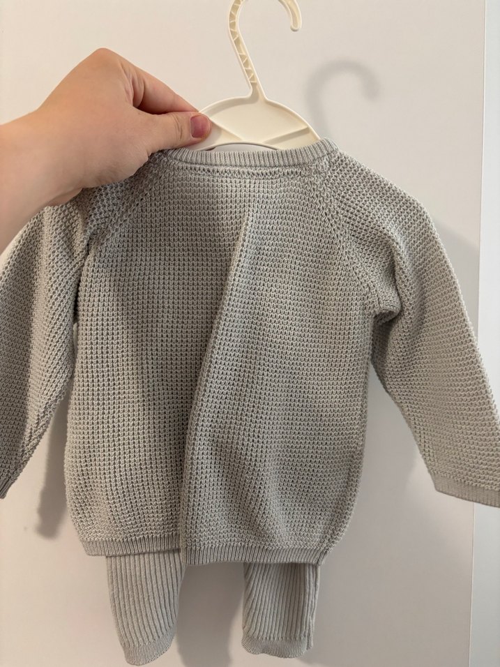 H&M marka Gri Örgü Erkek Çocuk Kazak - Görsel 2