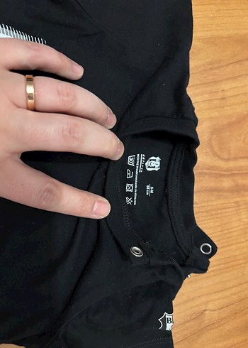 Kartal yuvası Siyah Gri Bebek Kısa Kollu Takım - Görsel 2