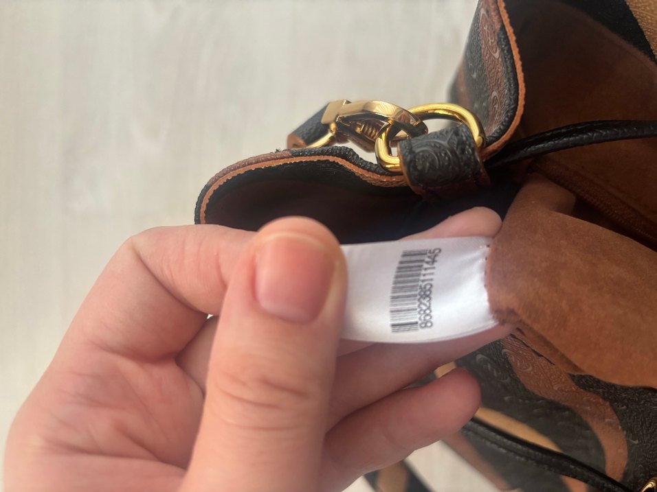 Orjinal Vakko Kahverengi Deri Çizgili Kadın Omuz Çantası - Görsel 3